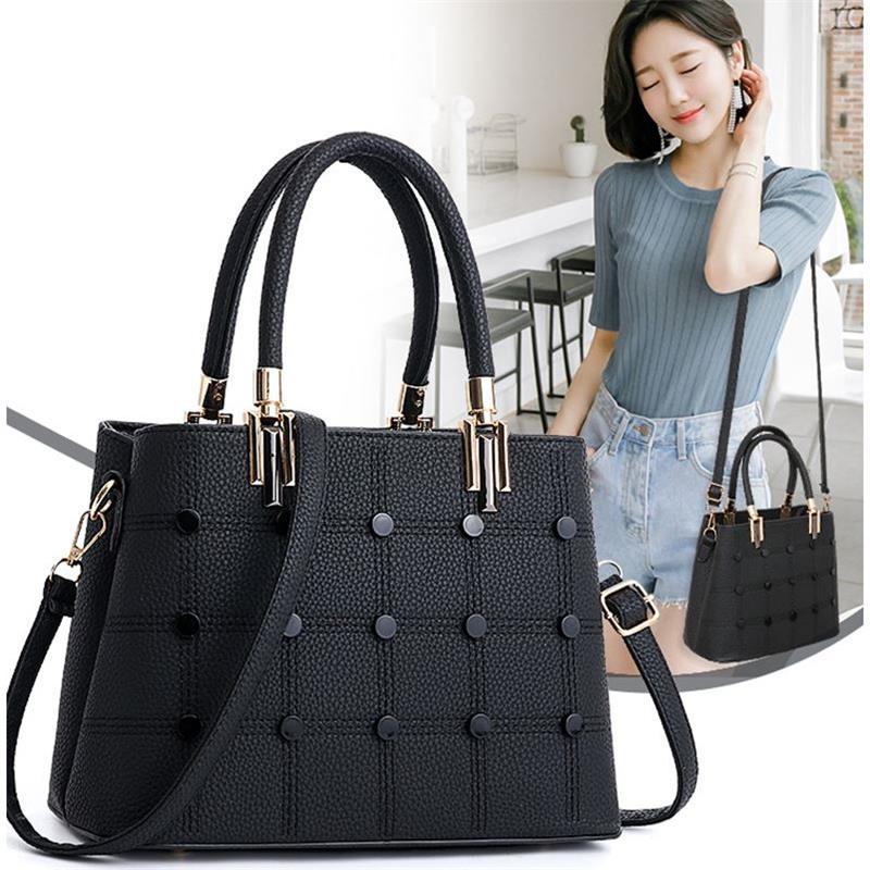 pu leather handbags shopping tote bag handbag for women bags
