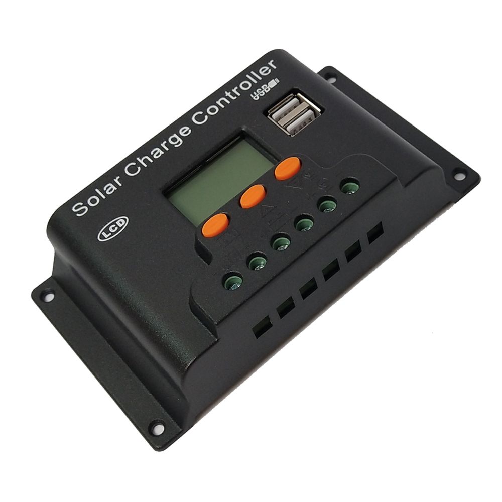 太阳能控制器12v/24v20a 家用发电系统电池板路灯型充放电控制器