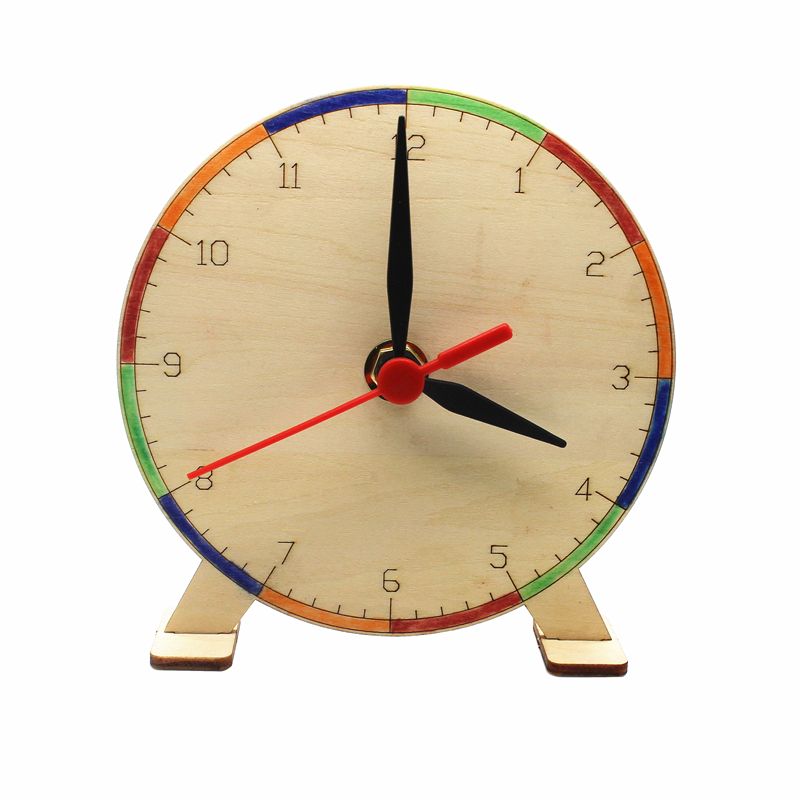 自制钟表科技小制作手工时钟diy材料学生创意发明作品幼儿园科