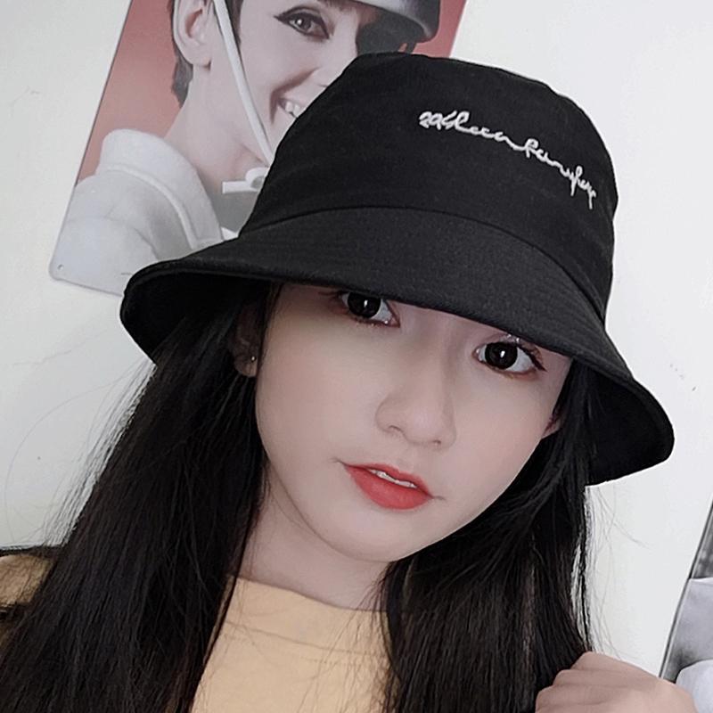 Spring and summer Department sunscreen hat small hat eaves net red fisherman's hat female Korean version versatile cute student hat trend