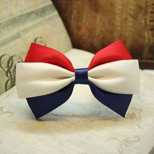 气质手工复古蝴蝶结头饰发夹缎带头花