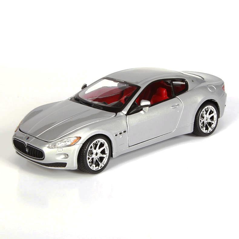 比美高玛莎拉蒂汽车模型1:32 仿真原厂合金maserati gt跑车模型【3月