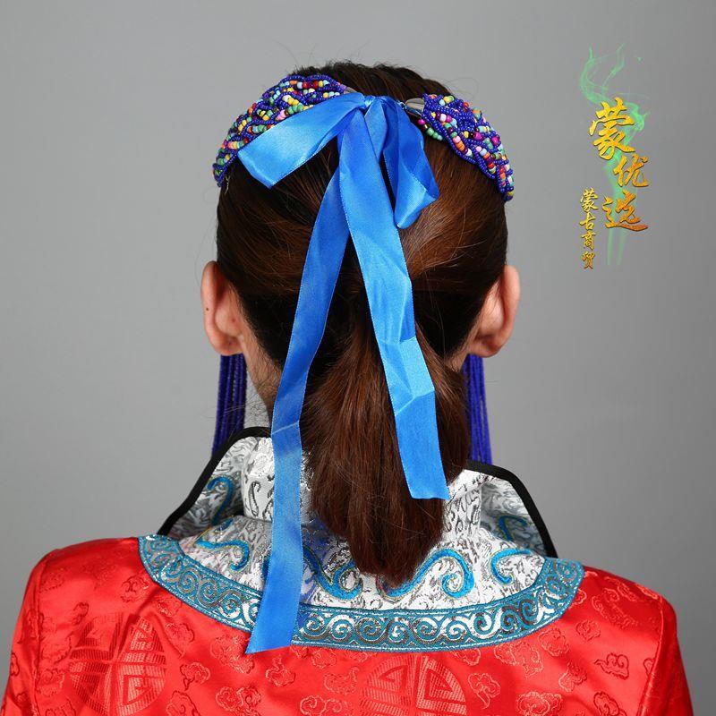 蒙古族頭飾民族舞蹈演出藏族頭帶女士演出發帶蒙古舞配飾頭飾包郵