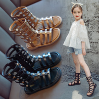 女童凉鞋2022新款韩版时尚儿童夏季小女孩宝宝小童软底公主罗马鞋