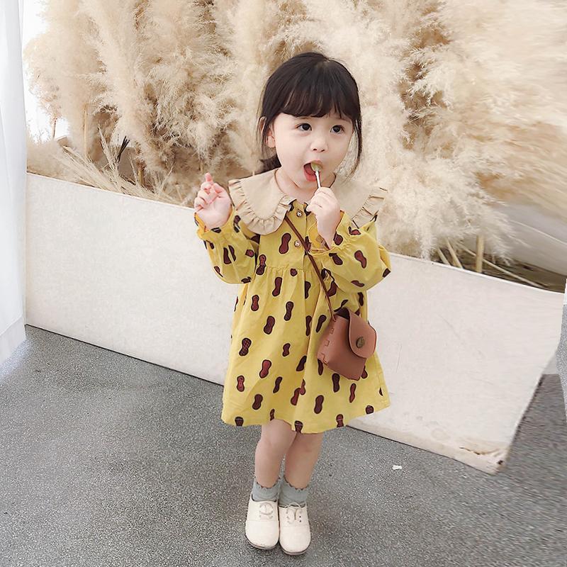 Baby girl dress spring and autumn girl foreign style skirt long sleeve spring baby princess dress 2020 new spring dress