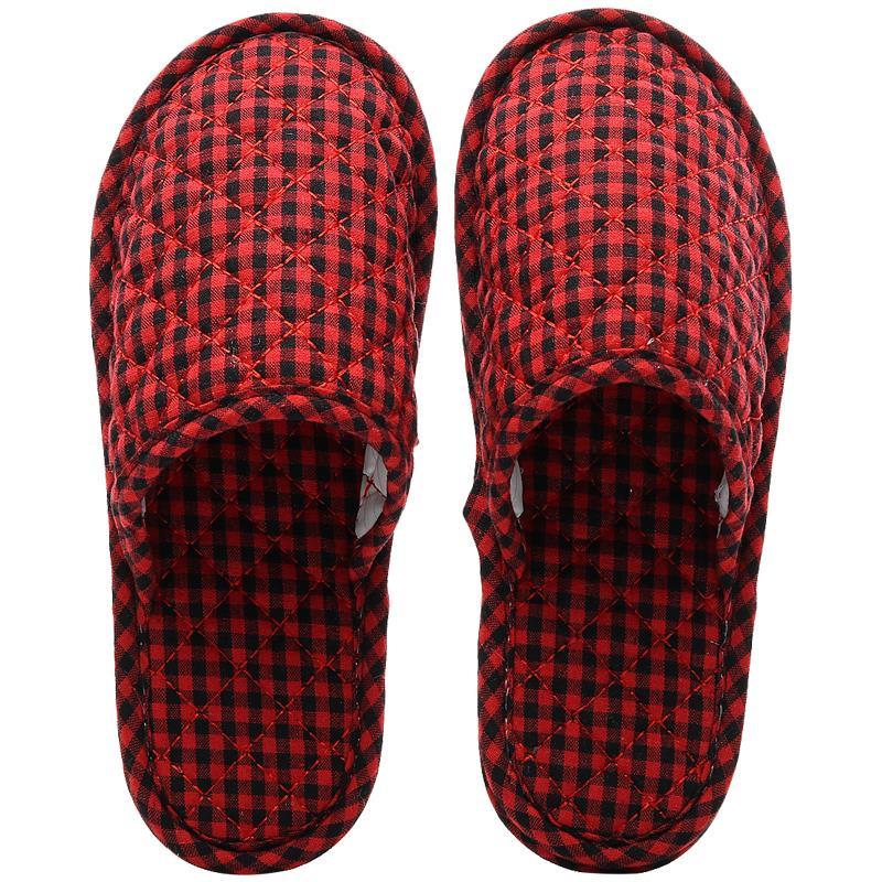 Special offer Baotou wood floor fabric home home indoor mute silent soft bottom pure cotton cloth bottom slippers cotton female autumn and winter