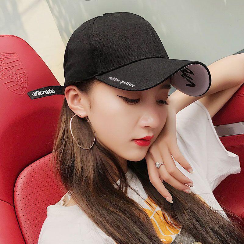 Baseball cap female Korean version student ins versatile summer sunshade net red trend couple embroidered cap man