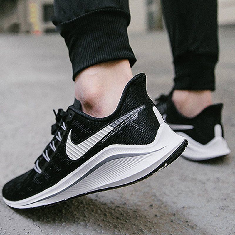 nike耐克男鞋2019冬季新款zoom气垫飞线登月运动跑步鞋ah7857001