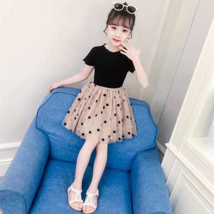 女童连衣裙2023夏装新款韩版潮儿童裙子女孩夏季超洋气时尚公主裙