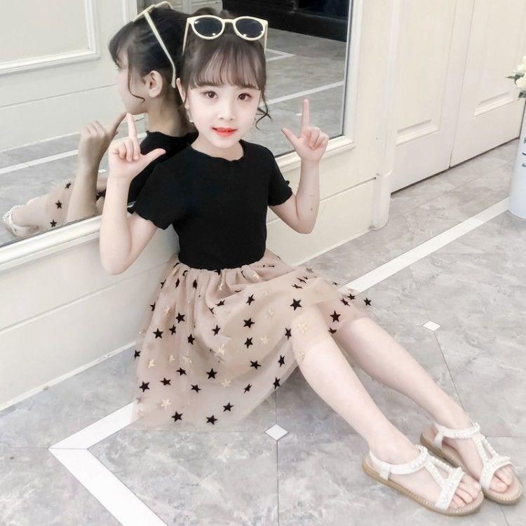 女童连衣裙2023夏装新款韩版潮儿童裙子女孩夏季超洋气时尚公主裙
