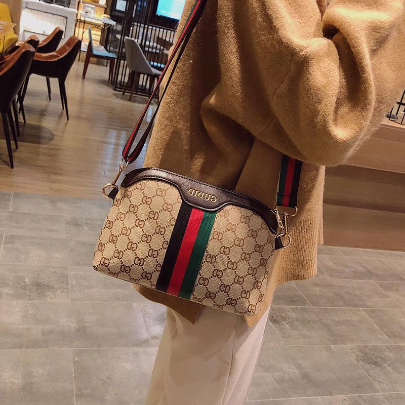古琦酷奇小包包女2020韩版女包大气单肩包帆布百搭斜跨包女士小方