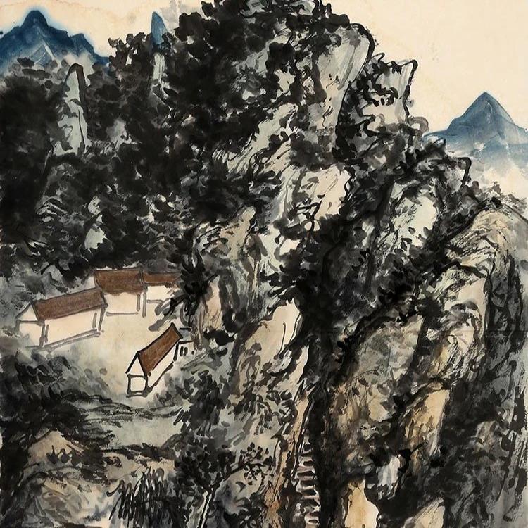 名家黄宾虹字画写意国画三尺名人书画纯手绘山水画作品赠荣宝简历