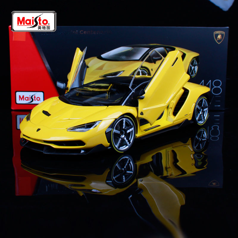 美驰图仿真合金汽车1:18兰博基尼centenario lp770-4跑车模型精装【3