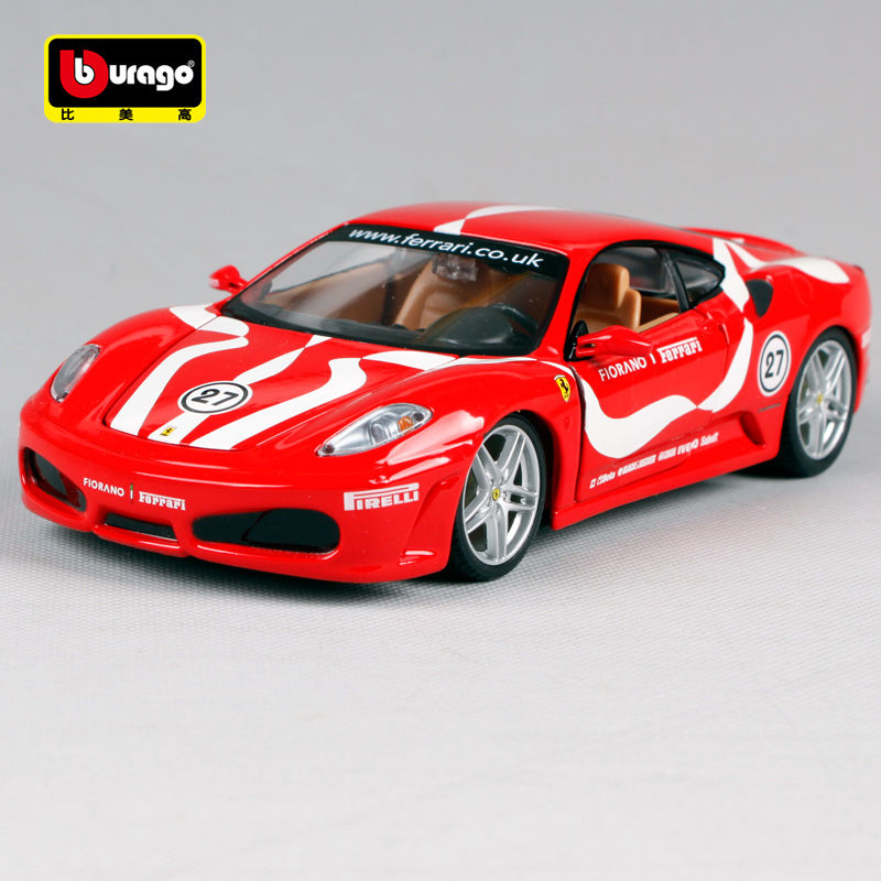 比美高 ferrari法拉利f430 fiorano跑车模型1:24仿真合金汽车模型【4