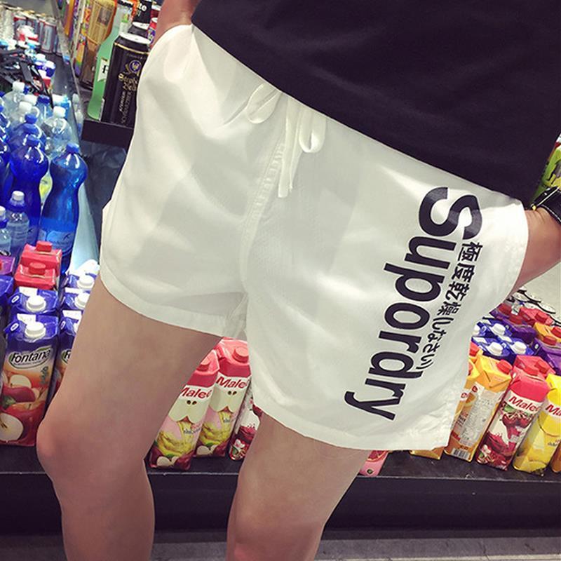 Summer Shorts men's sports colorful beach pants quick drying summer casual men's Capris baggy pants