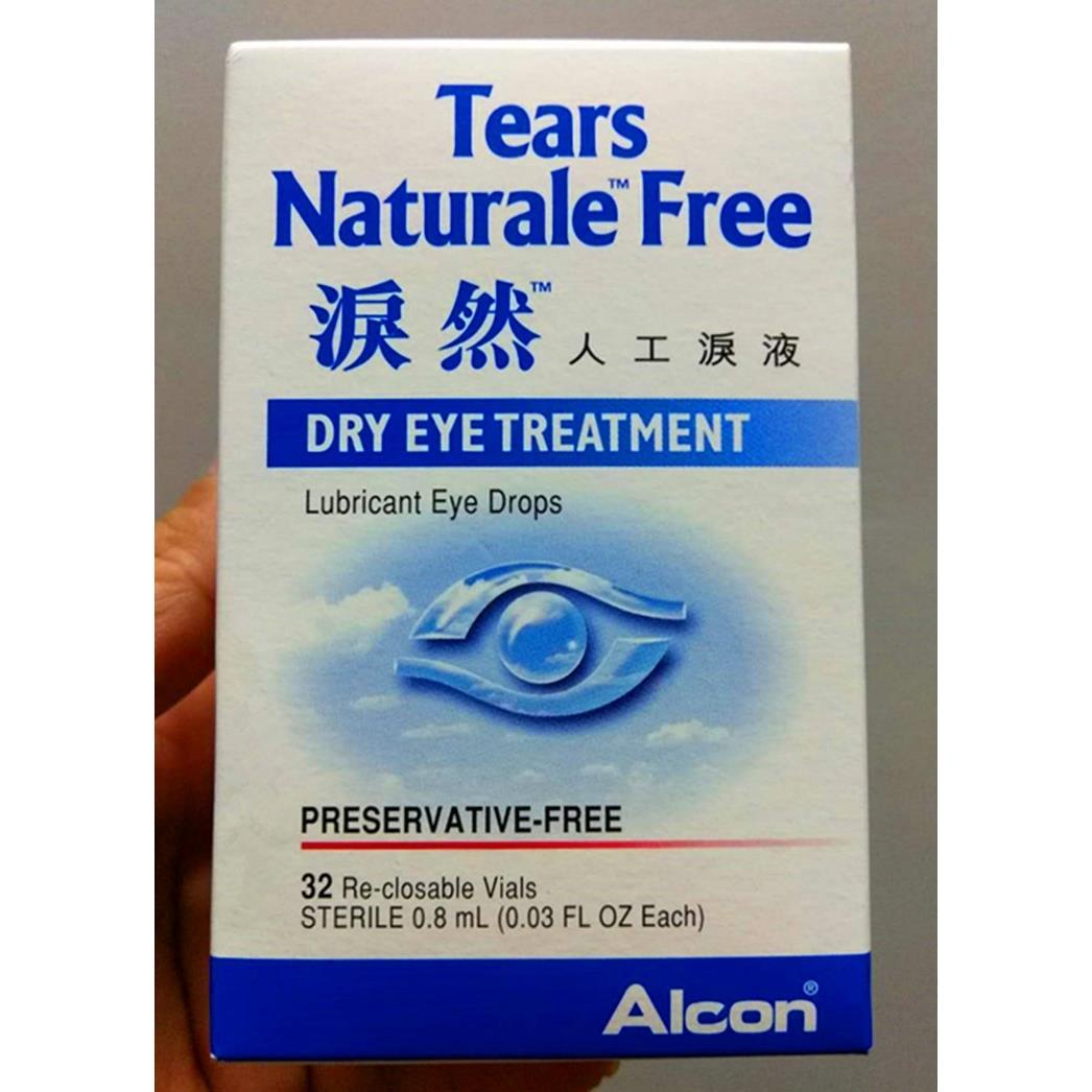 香港alcon爱尔康泪然 人工泪 液 32支装卫生不含防腐剂附单独包装