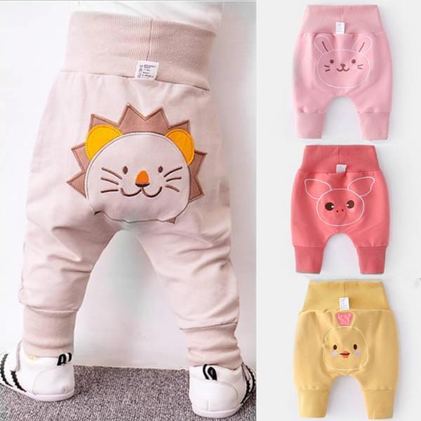 Baby's high waist and belly protection PP pants with thick velvet for boys and girls