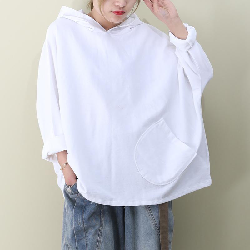 Large size women's spring clothes women's T-shirt hooded sweater women's 2023 new Korean version loose long-sleeved top women's spring and autumn models