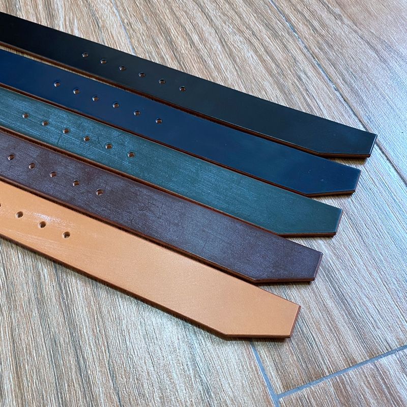 优革佳品英国je马缰革腰带手工皮带je马具皮复古非马臀皮枥木