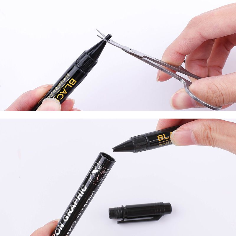 广纳MS02针管笔墨水补充液勾线笔秀丽笔毛笔加灌注防水可加墨