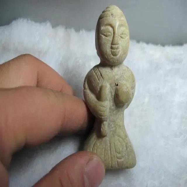特价古董古玩玉器古玉老玉汉代玉人摆件沁色入骨,开门老捡漏价!