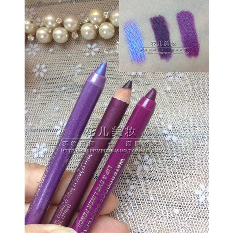 花兒家正品 超顯色紫色魅惑紫夢幻紫 彩色眉筆 眼線筆 眼影筆