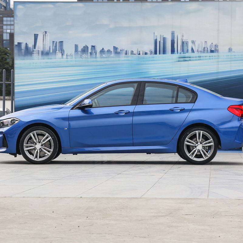 宝马1系三厢118i 120i改装专用黑色车窗装饰条 亮黑配件车身饰条