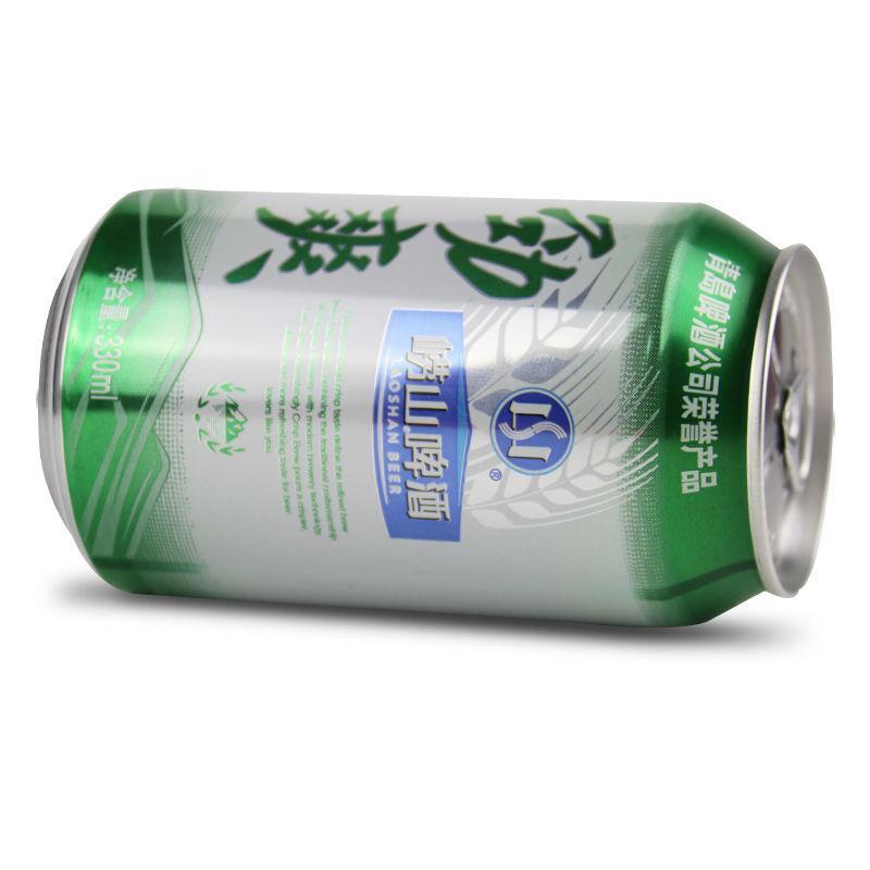 青岛啤酒崂山劲爽8度330ml*24听啤酒整箱批发24瓶ch