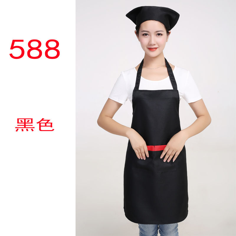 广告围裙定制logo水果超市家用围腰厨师火锅店餐饮工作服印字男女