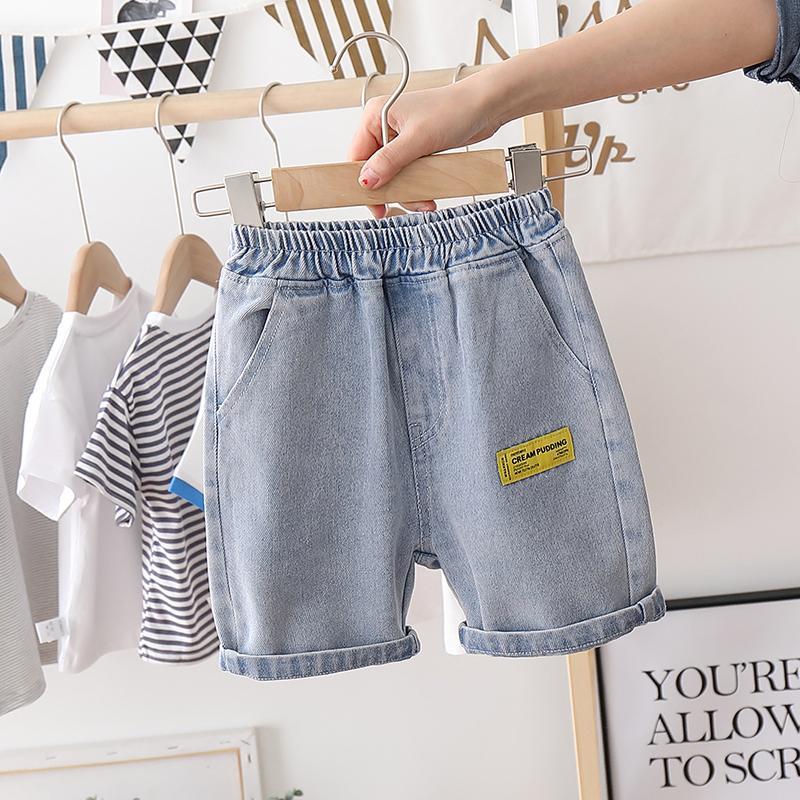 Boys' Summer Shorts 2020 new children's jeans summer baby Capris Summer Boys' pants fashion