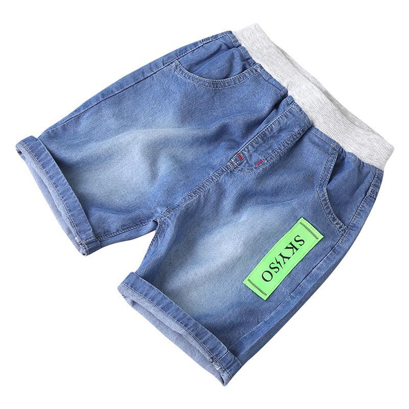 Boys' pants 2020 new summer thin baby children's casual pants wear versatile denim shorts