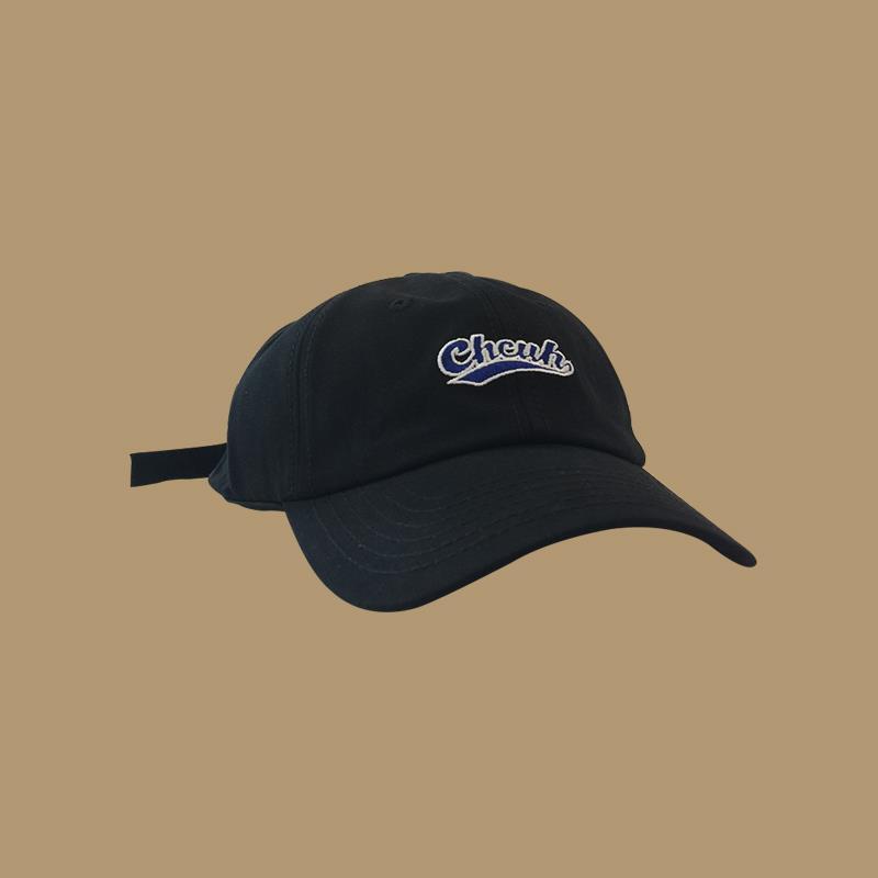 Letter Embroidered Baseball Cap men's street trendsetter chic cotton soft top cap women's sun hat