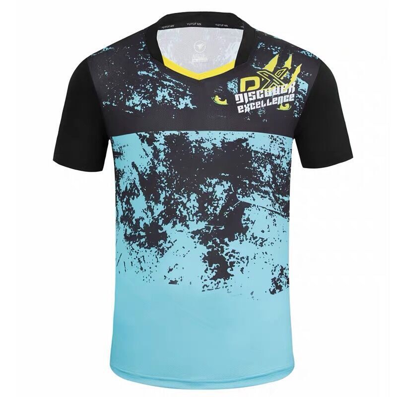 New quick drying half sleeve badminton shirt men's and women's short sleeve T-shirt couple sports net table tennis training clothes summer