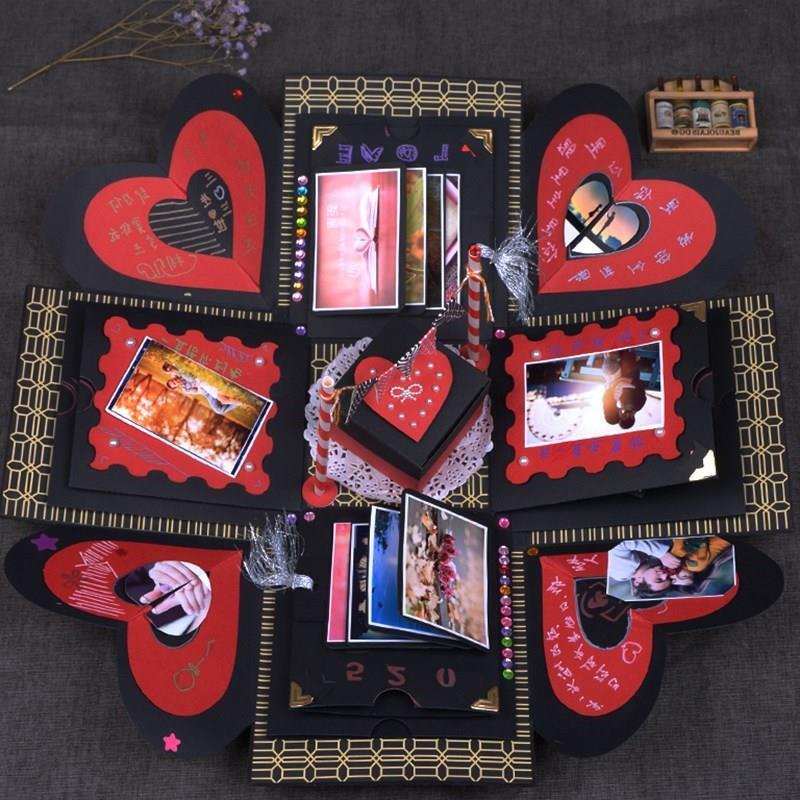 explosion box manual creative couple romantic birthday gift