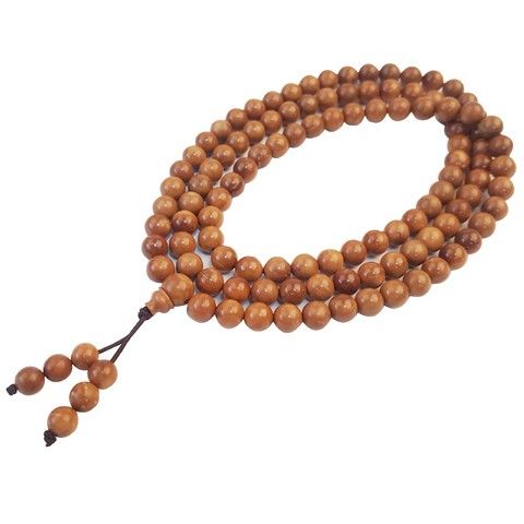 Sandalwood Bead Bracelet 8mm 21 Beads