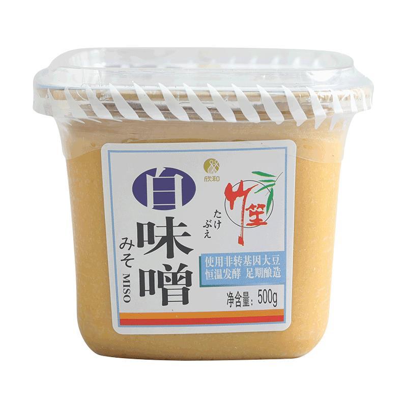 日式欣和竹笙白味噌低脂味增酱日本速食大酱汤速溶黄豆大豆酱配料