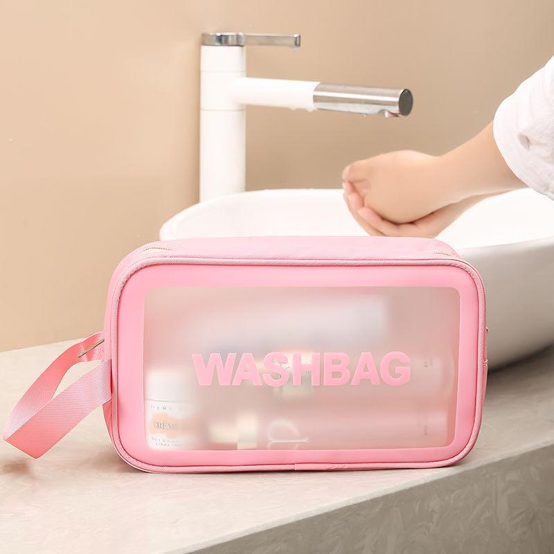 Toilet bag men's portable travel carry on large capacity make-up bag for women's waterproof toiletries storage bag
