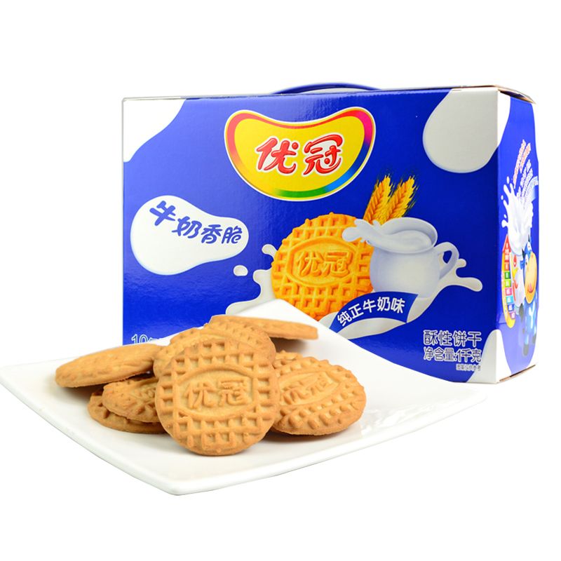 亿滋达能优冠牛奶香脆饼干酥性饼干散装零食品独立小包