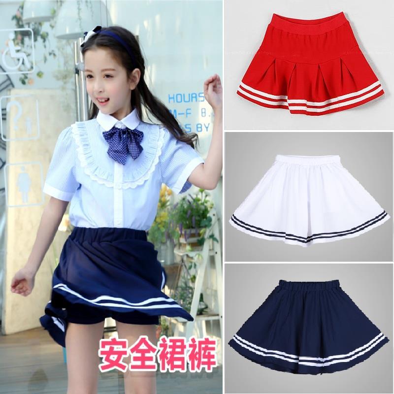 小学生班服深蓝色校服半身裙夏装男童短裤女孩短裙藏青黑色百褶裙