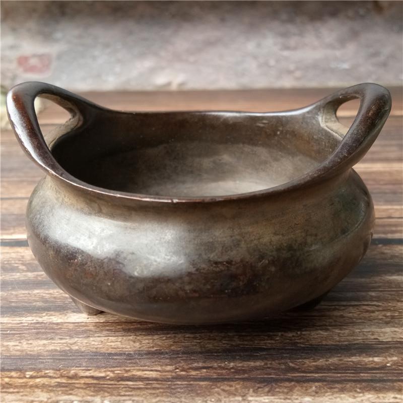 复古铜器仿古大明宣德炉铜香炉熏香炉线香炉香道香具用品【2月17