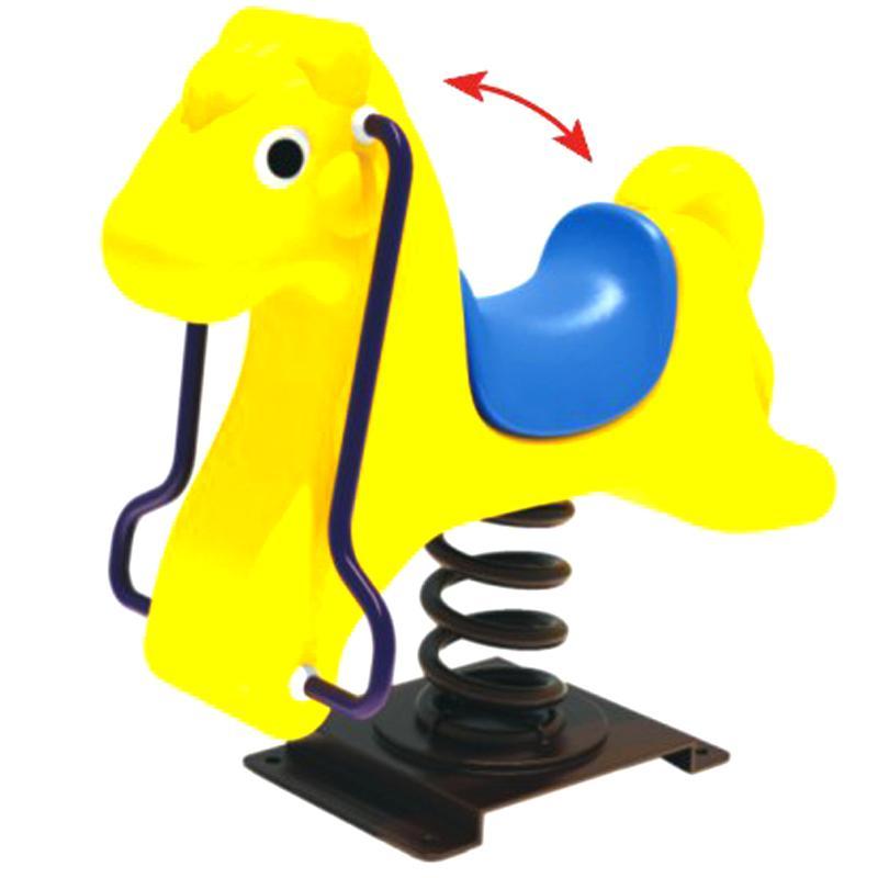 幼儿园户外公园小区弹簧摇马摇摇乐玩具儿童室外游乐设备摇马木马