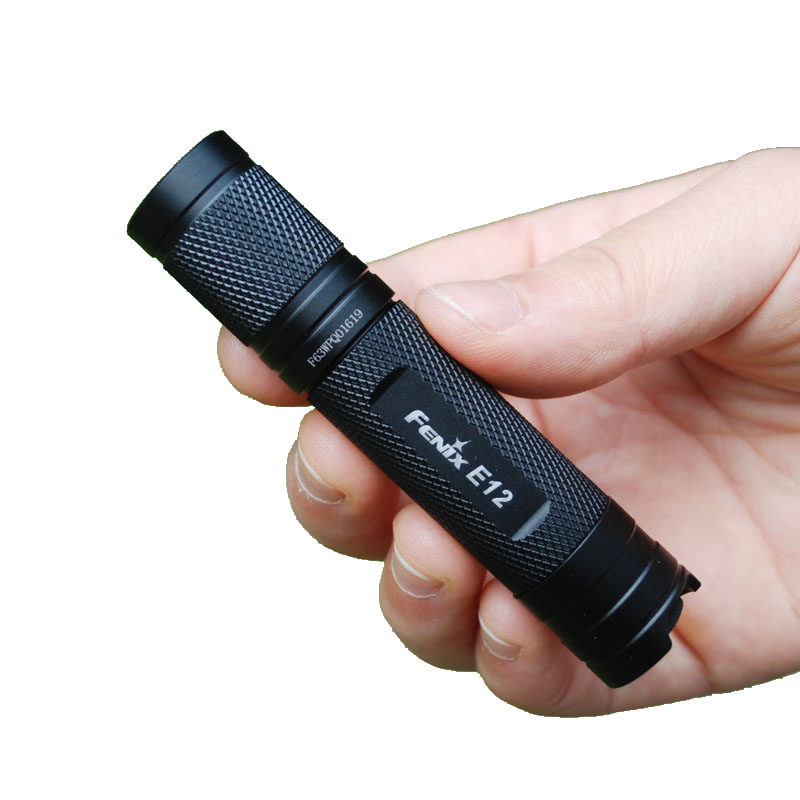 fenix菲尼克斯e12迷你强光小手电筒袖珍便携型130流明5号aa电池好