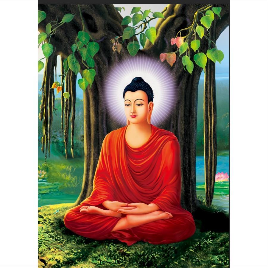 释迦摩尼佛像画像精美殊胜佛祖佛像净土释迦牟尼佛图菩萨画像