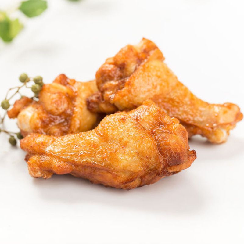 孜然扒翅华莱士专用油炸小吃汉堡店炸鸡翅根小鸡腿烧烤食材1kg/包【3