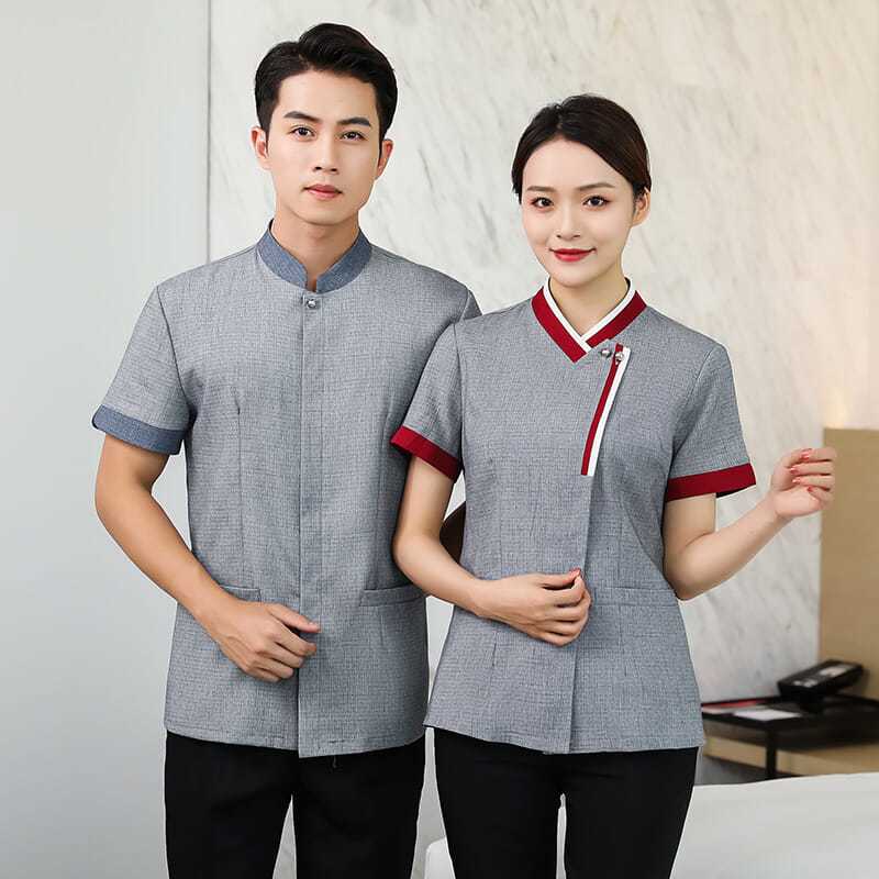 保洁客房短袖长袖酒店宾馆工作服夏装清洁员