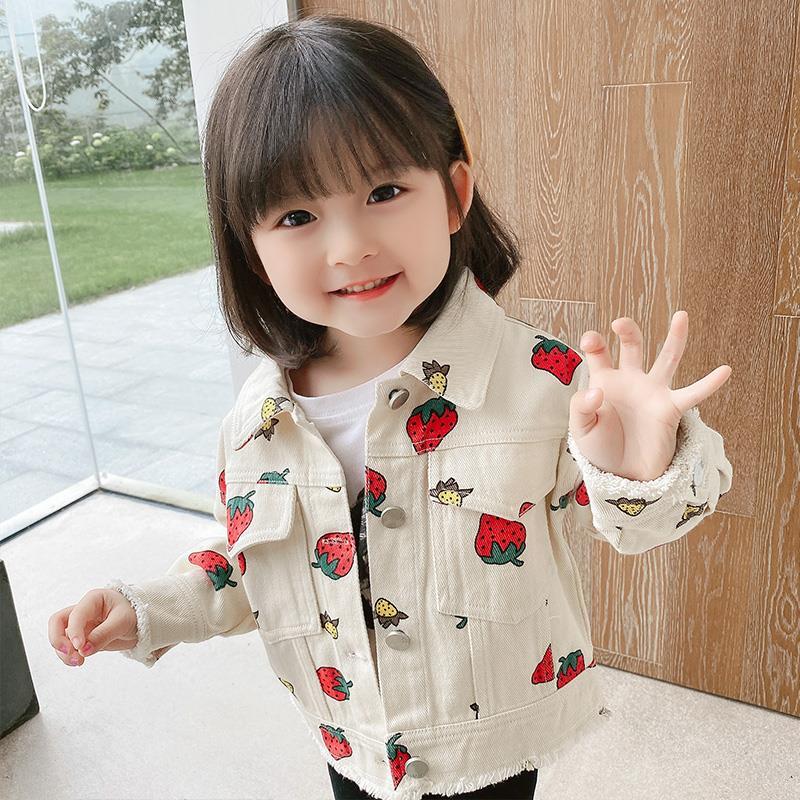 Girls' denim coat spring and autumn 2020 new fashion top for children and girls' jacket fashion trend
