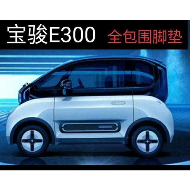 宝骏e300全包围脚垫纯电动车新能源2座3座4座汽车丝圈脚垫皮革垫