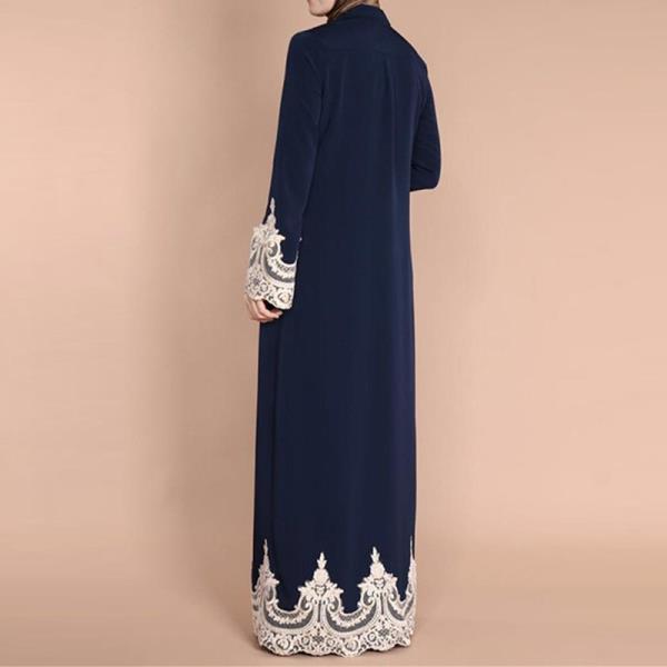 Muslim minority Arab Saudi Arabia tourism lace full button robe cardigan open abaya spring