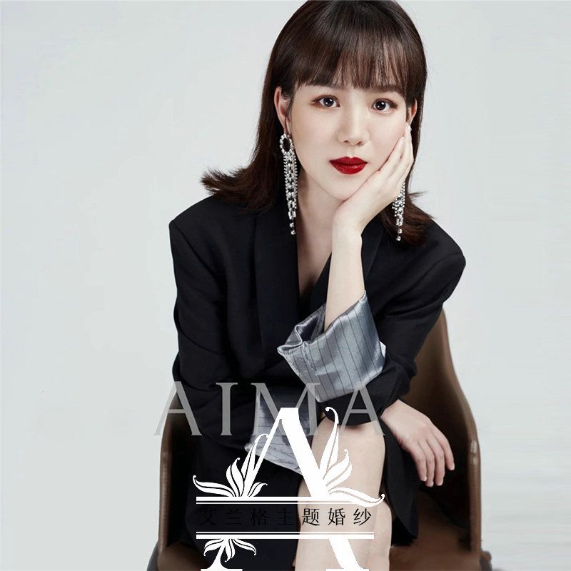 影楼主题闺蜜装私房拍照写真时装文艺形象照摄影婚纱个性西装礼服