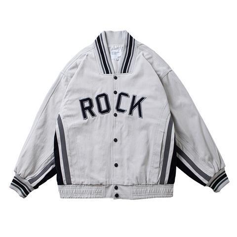 Spring and autumn Baseball Jacket fashion brand embroidered pilot jacket casual loose men's tooling jacket trend